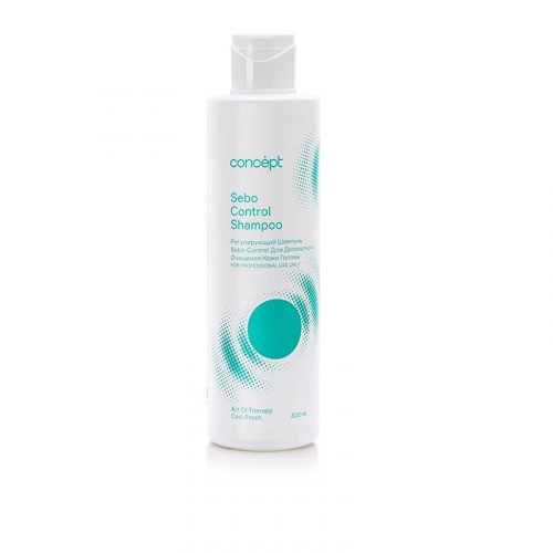 Sebo Control Shampoo, Регулирующий шампунь для деликатного очищения кожи головы, 300 мл.