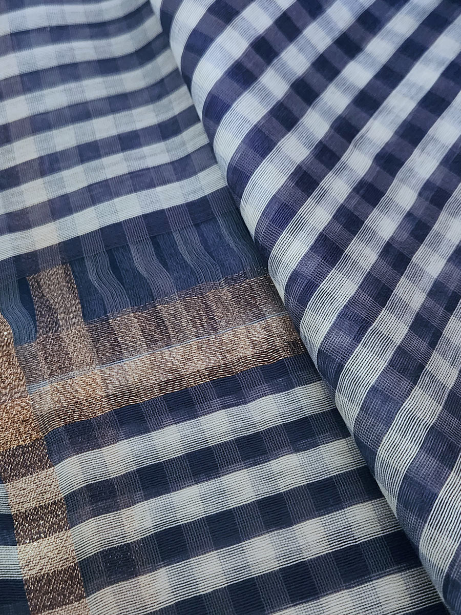 Палантин “Изысканный колорит“ (синий) LEC-15