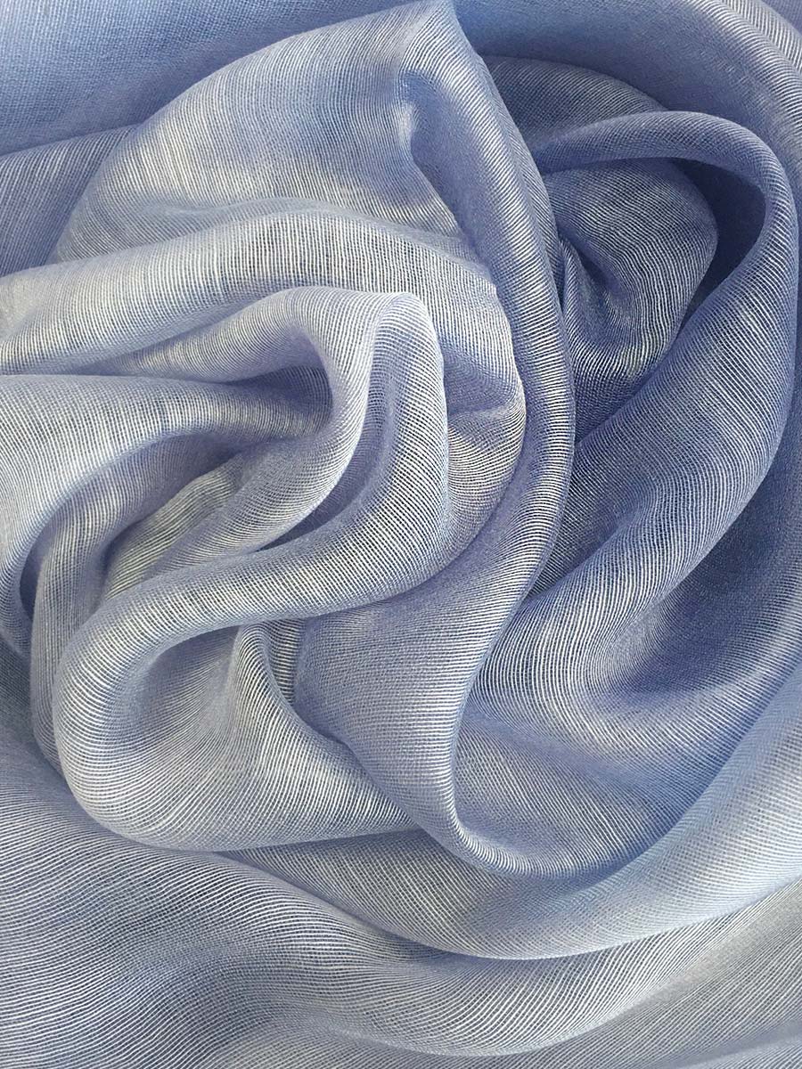 Палантин «Шёлковый стиль» (сине-голубой) SQ01-3