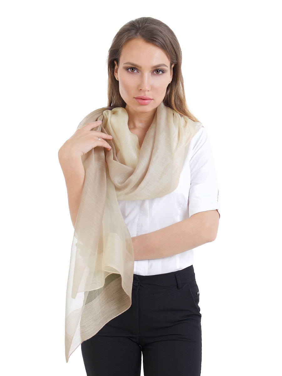 Палантин «Шёлковый стиль» (перламутр) SQ01-1