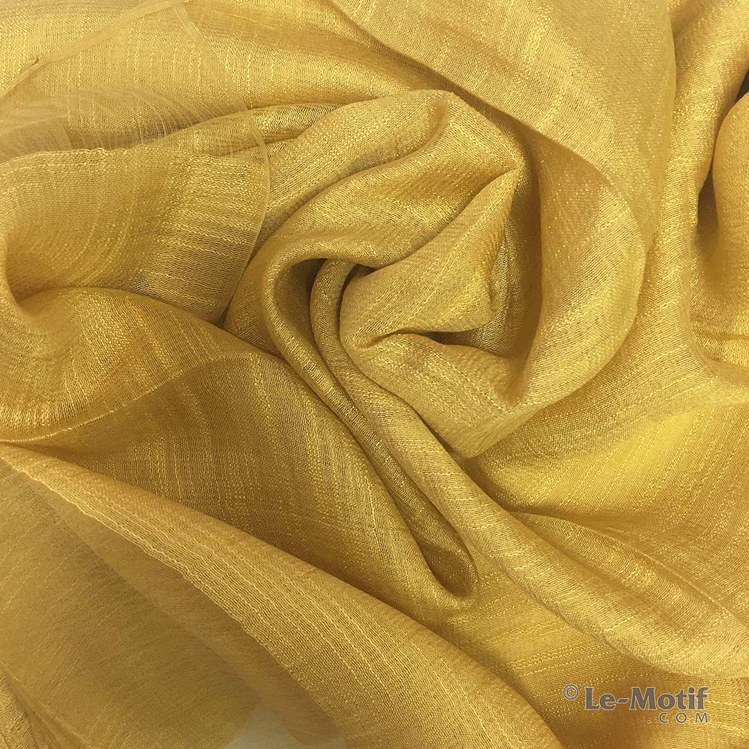 Палантин большой «В окружении цвета» (золотой) MZS01-7