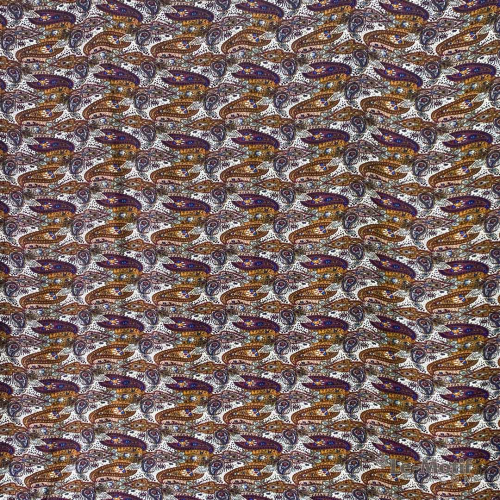 Платок средний “Ореховая россыпь” (коричневый) S1902-2
