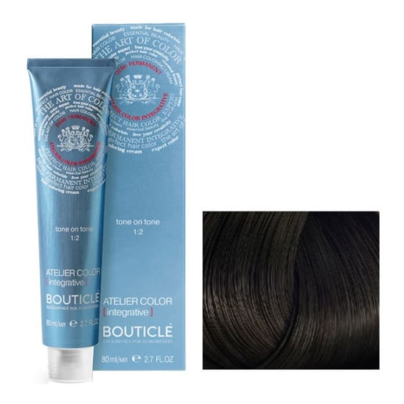 Atelier color / 4.07 шатен натурально-шоколадный, 80 мл