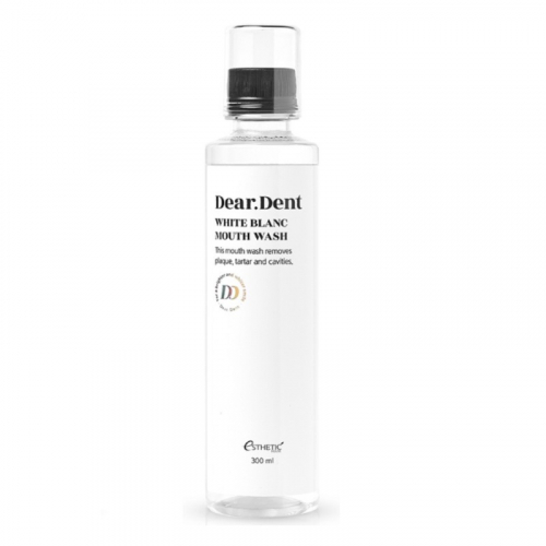 Dear.Dent White Blanc Mouth Wash / Ополаскиватель для рта БЕЗ КРАСИТЕЛЕЙ, 300 мл.