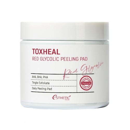 Toxheal Red Glyucolic Peeling Pad / Пилинг-подушечки МИНДАЛЬНЫЕ 100 шт., 100 мл.