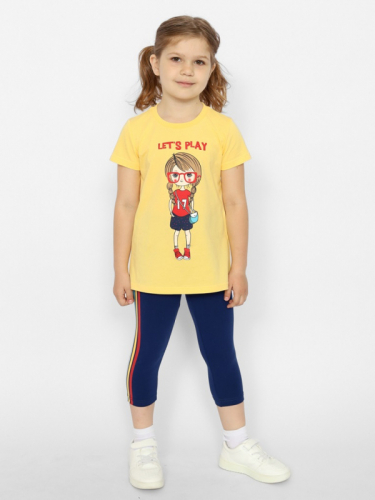 CWKG 90150-30 Комплект для девочки (футболка, брюки типа 