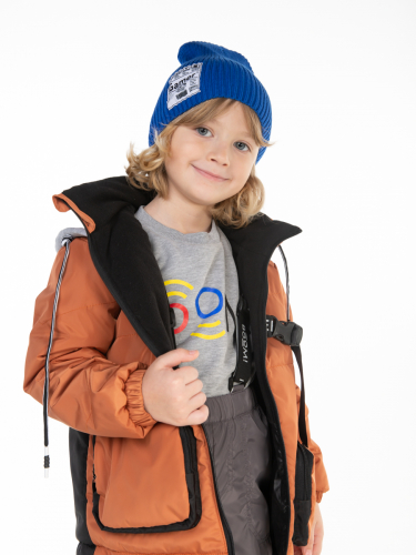 м 101008/2 (коричневый) Куртка для мальчика