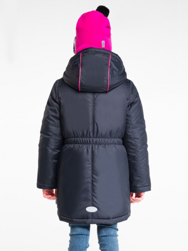 90701/1 (черный) Пальто для девочки