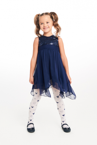 0921106023 (синий) Платье детское для девочек Zircona синий