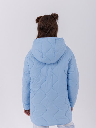 101623/1 (голубой) Пальто для девочки
