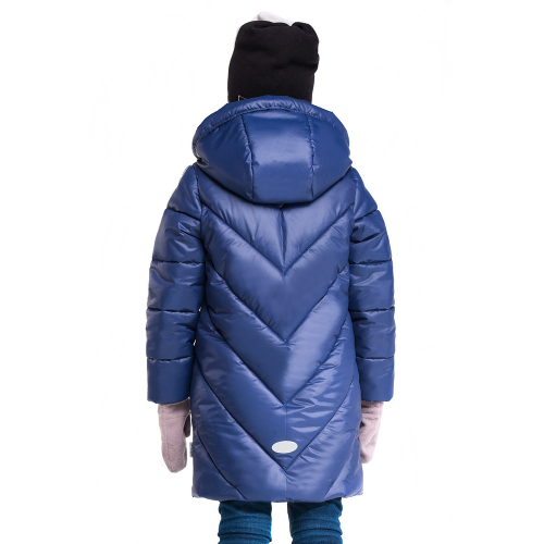 90555/1 (бордовый) Пальто для девочки