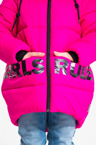 90551/3 (фуксия) Куртка для девочки