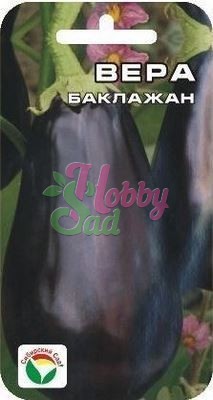Баклажан Вера (20 шт) Сибирский Сад
