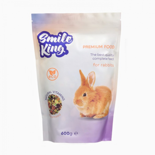 Корм Smile King премиум для кролика, 600 г