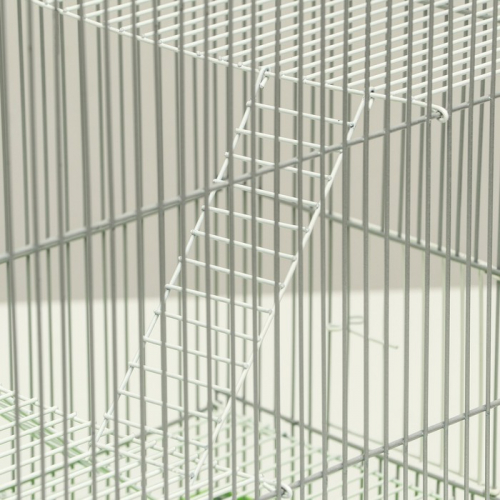Клетка для грызунов с металлическими полками и лесенками, 41 х 30 х 50 см, зеленый