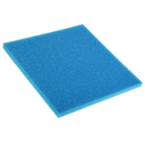 Губка прямоугольная, крупнопористая, лист 50 х 50 х 3 см, синий