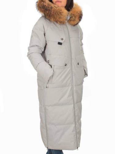 H23-631 LT. GRAY Пальто зимнее женское (200 гр. тинсулейт) размер 42
