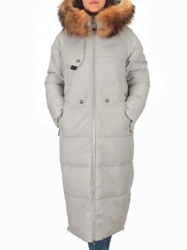 H23-631 LT. GRAY Пальто зимнее женское (200 гр. тинсулейт) размер 42