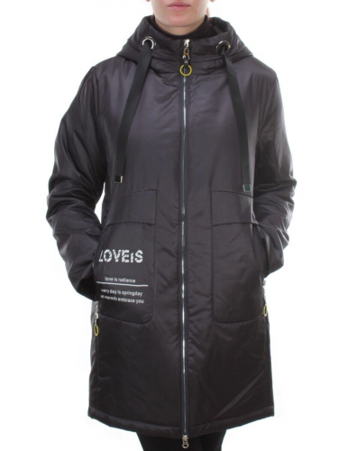 BM-929 BLACK Куртка демисезонная женская COSEEMI (100 гр. синтепон) размер 48