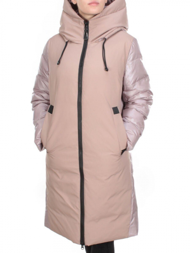 2235 PINK POWDER Пальто женское зимнее AKIDSEFRS (200 гр. холлофайбера) размер 48