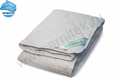 Одеяло стеганое     наполнитель - бамбуковое волокно, плотность - 350 гр/м2, ткань - сатин-жаккард 100%хлопок