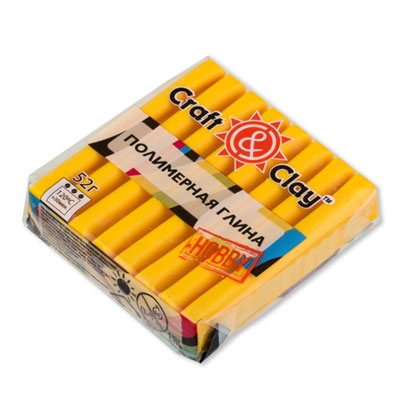 1006 желтый Craft&Clay полимерная глина CCH 52 г