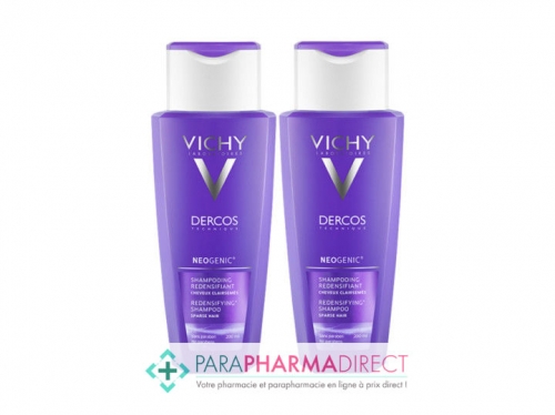 Vichy Dercos Neogenic Shampooing Redensifiant 2x200ml Lot × 2