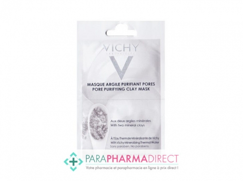 Vichy Masque Minéral Argile Purifiant 2x6ml