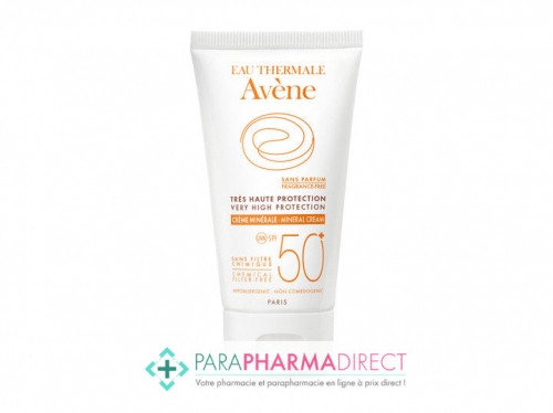 Avène Solaire Minéral SPF50+ Crème Très Haute Protection 50ml