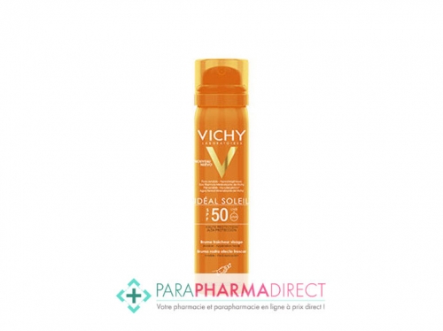 Vichy Ideal Soleil SPF50 Brume Fraîcheur Visage Très Haute Protection Solaire 75ml