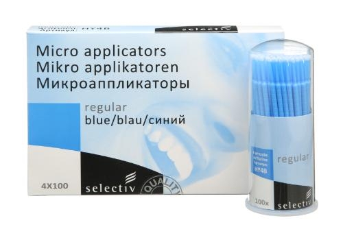 Аппликаторы (микробраши) JOVIDENT REGULAR (синие), 100 шт в упаковке