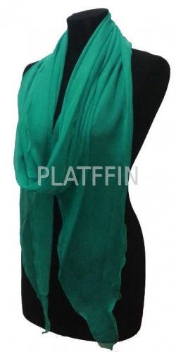13050 палантин - шарф легкий-10.зелен