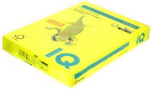 Бумага IQ Neon NEOGB 80U 500л желтый