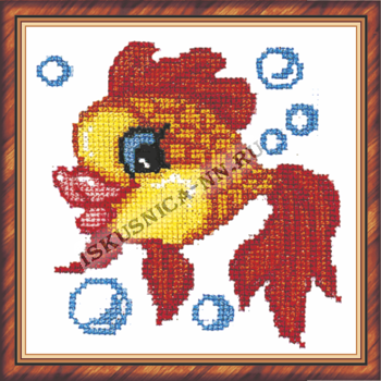 Золотая рыбка (набор для вышивания крестом)