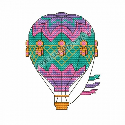 Воздушный шар (набор для вышивания крестом)