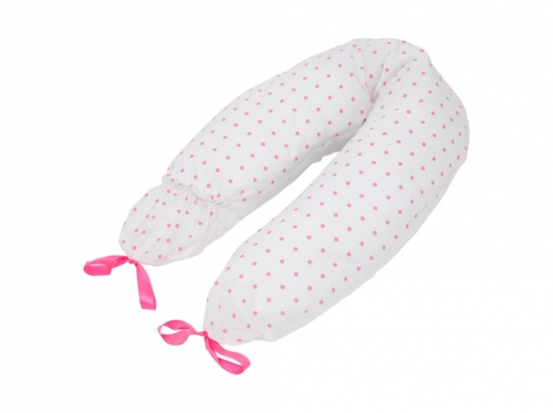 Подушка для беременных Премиум, наполнитель холлофайбер+шарики, кармашек+завязки