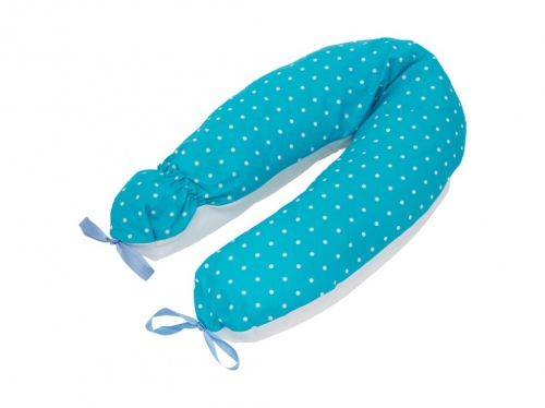 Подушка для беременных Премиум, наполнитель холлофайбер+полистирол, кармашек+завязки