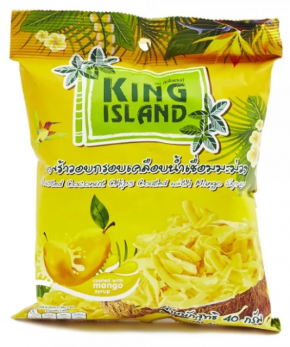 Коксовые чипсы KING ISLAND со вкусом манго, 40 г