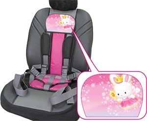 Бескаркасное автомобильное кресло, дизайн Принцесса	