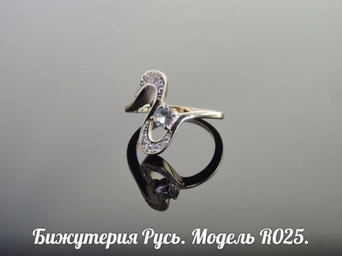 Позолоченное кольцо - R025