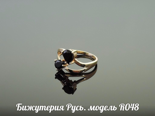 Позолоченное кольцо - R048