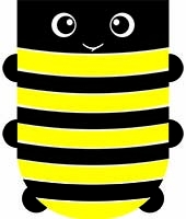 Карман для хранения игрушек, размер 25х37 см, дизайн пчелка, цвет желтый