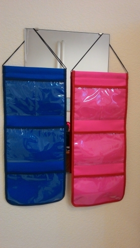 Кармашек для кабинки в детский сад, детский органайзер, ПВХ, цвет синий