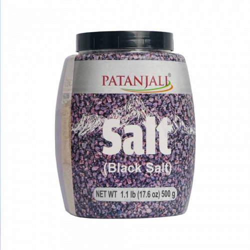 PATANJALI Black Salt  Kala Namak Гималайская чёрная соль 500г