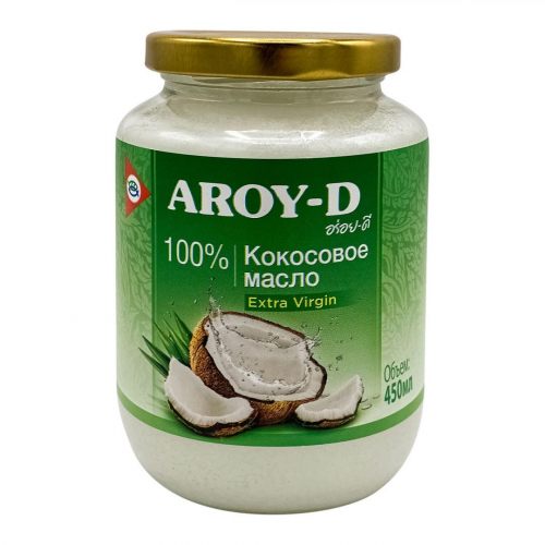 Aroy-D Кокосовое масло (extra virgin) 100% 450мл
