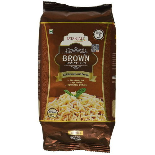 PATANJALI Basmati rice Brown Рис Басмати коричневый 1кг