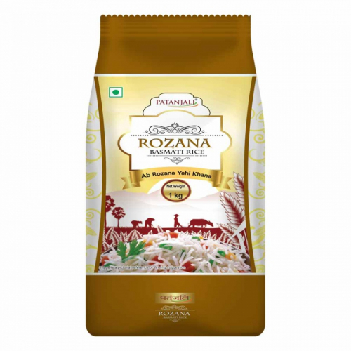 PATANJALI Rozana Basmati Rice Рис Басмати экстра-длинный 1кг