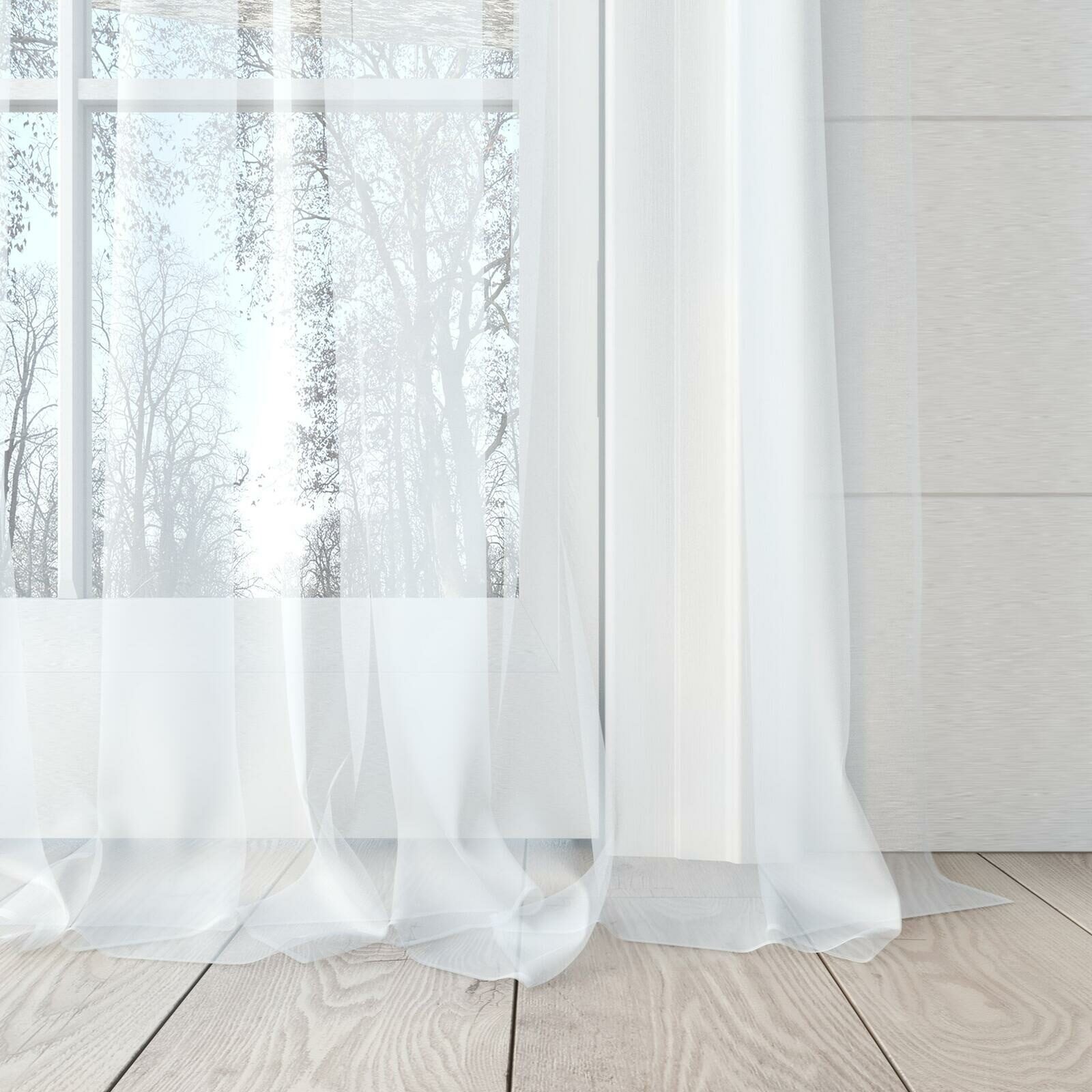 Вуаль Homer цвет Ice белый 297 см (каталог Homer, Складская коллекция Elegancia)