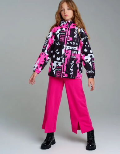 2341 р.  3723 р.  Куртка текстильная с полиуретановым покрытием для девочек (ветровка)