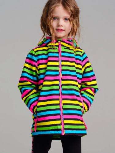 2215 р.  3611 р.  Куртка текстильная с полиуретановым покрытием для девочек (ветровка)